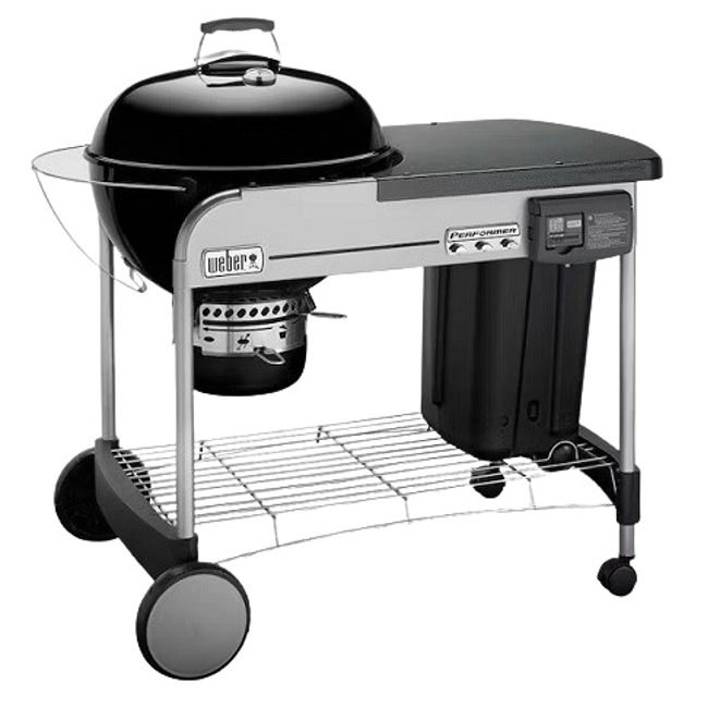 Vendita online Barbecue a carbone Weber Perfomer Deluxe GBS Ø 57 cm BLACK